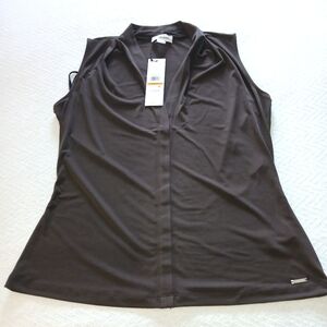 NWT Sz.S Womens Calvin Klein Sleeveless Blouse